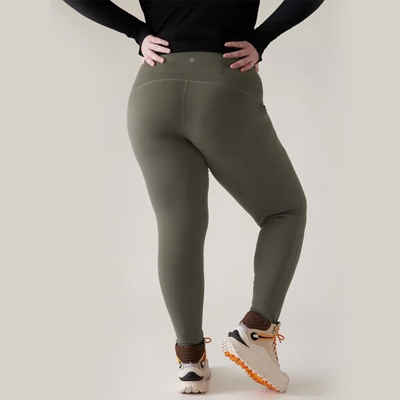 Athleta Altitude Stash Polartec Power Stretch Tight - Picture 2 of 4
